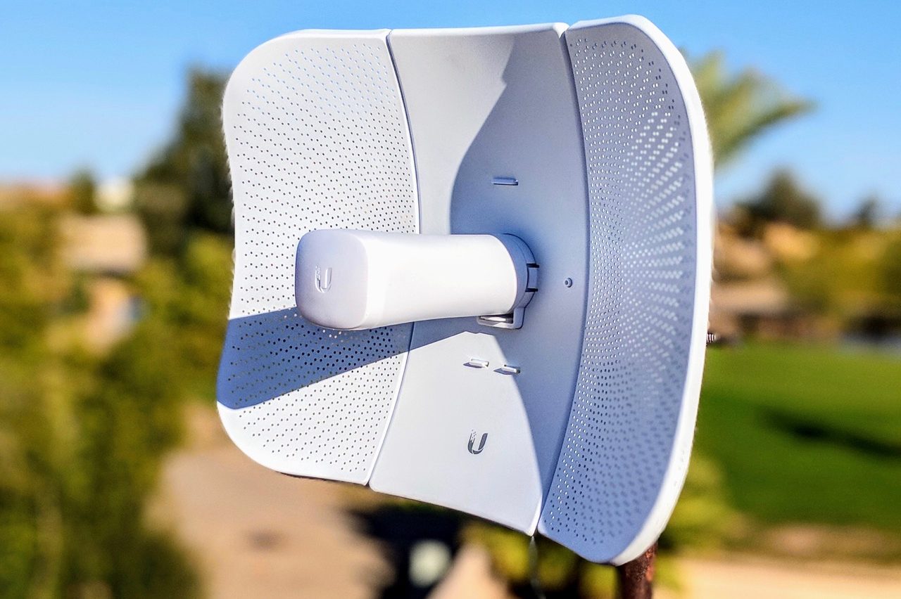 Internet-Antenne für das regionale Netz in Thal